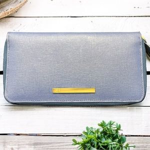 NWOT Buxton Blue Genuine Leather Wallet